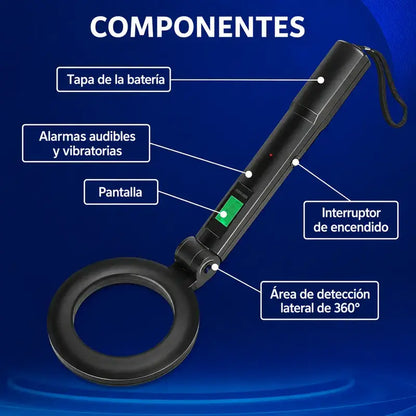 Detecta lo oculto en segundos – Detector de Metales Portátil 50% OFF