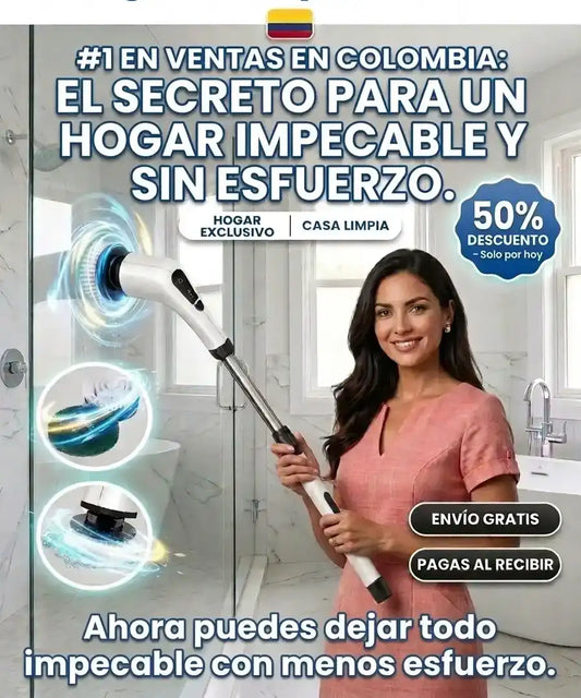 Limpia sin esfuerzo - Cepillo Limpiador electrico