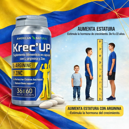 NO DEJES SU CRECIMIENTO EN PAUSA- Llegó la Fórmula del cambio con KREC-UP 50% off