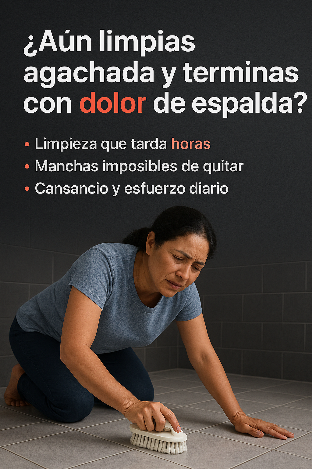 Limpia Sin esfuerzo más rapido- Cepillo de limpieza 50% OFF